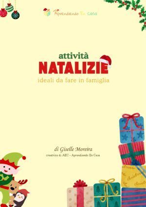 Copertina del libro di attività natalizie